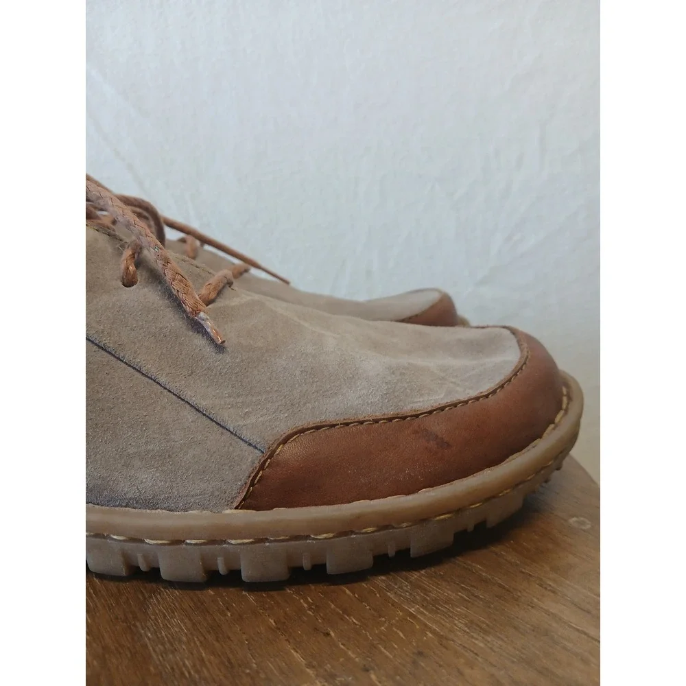 Born tan suede casual Oxford shoe sneaker size 13 mens
